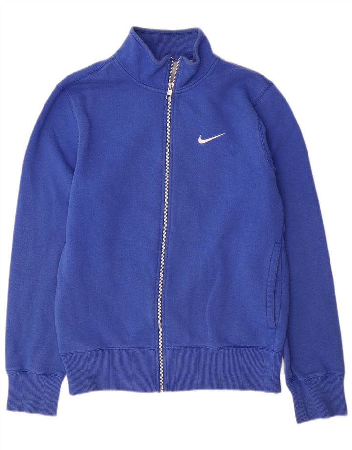 Męska bluza dresowa NIKE, mała, niebieska, bawełniana