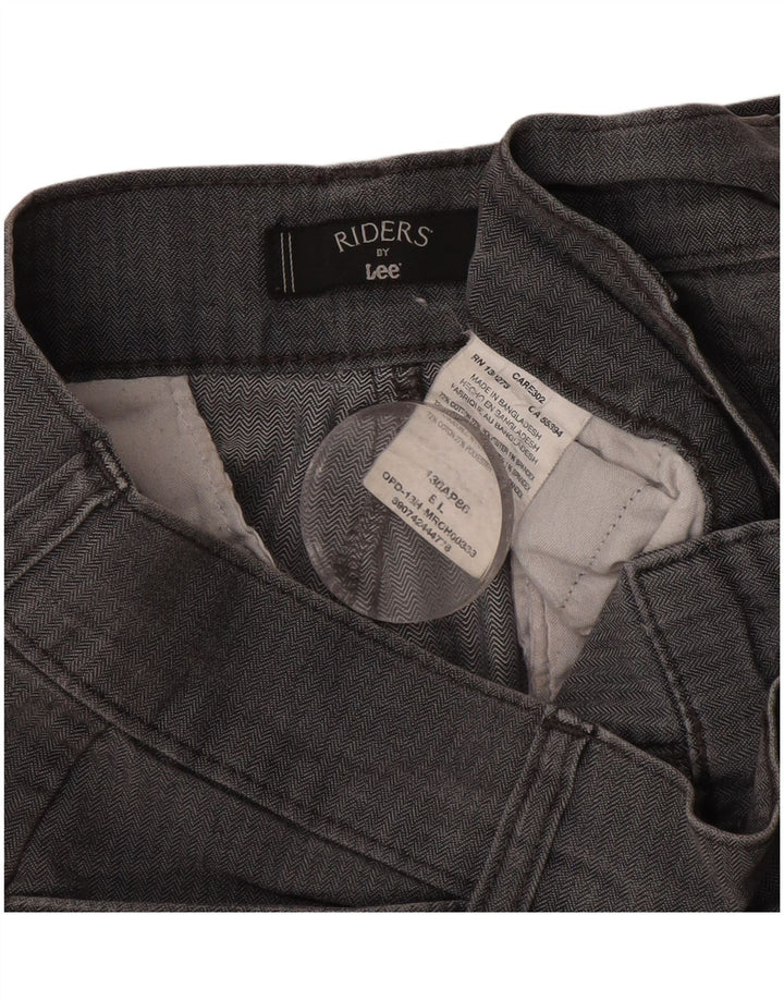 Spodnie damskie LEE Riders US 8 Medium W30 L32 Szara jodełka