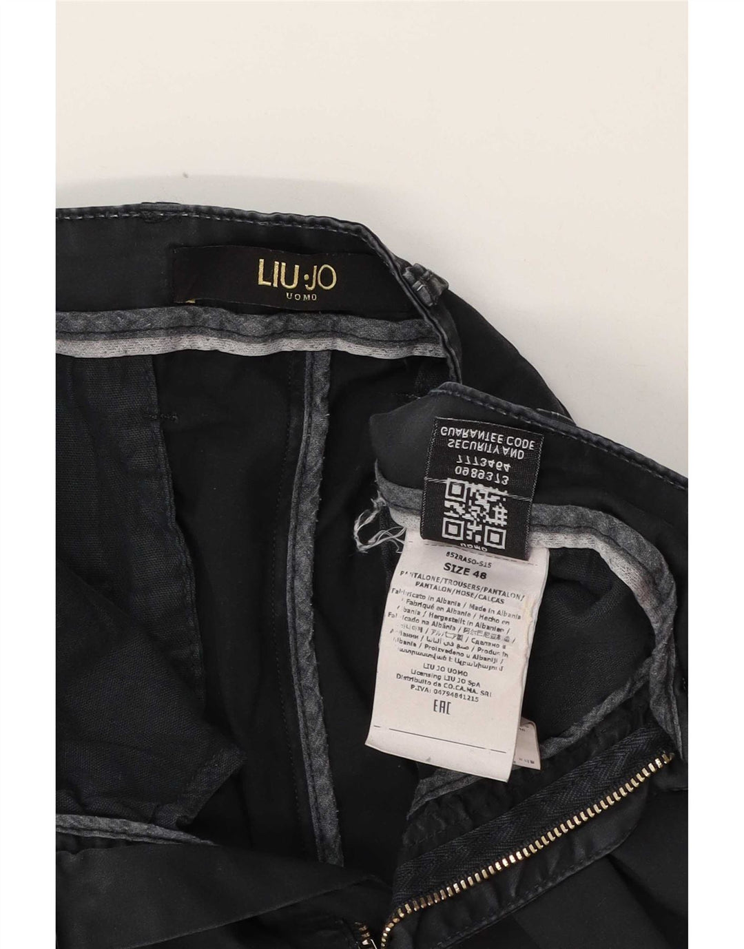 Męskie bermudy Liu Jo IT 48 Medium W32 Granatowa bawełna