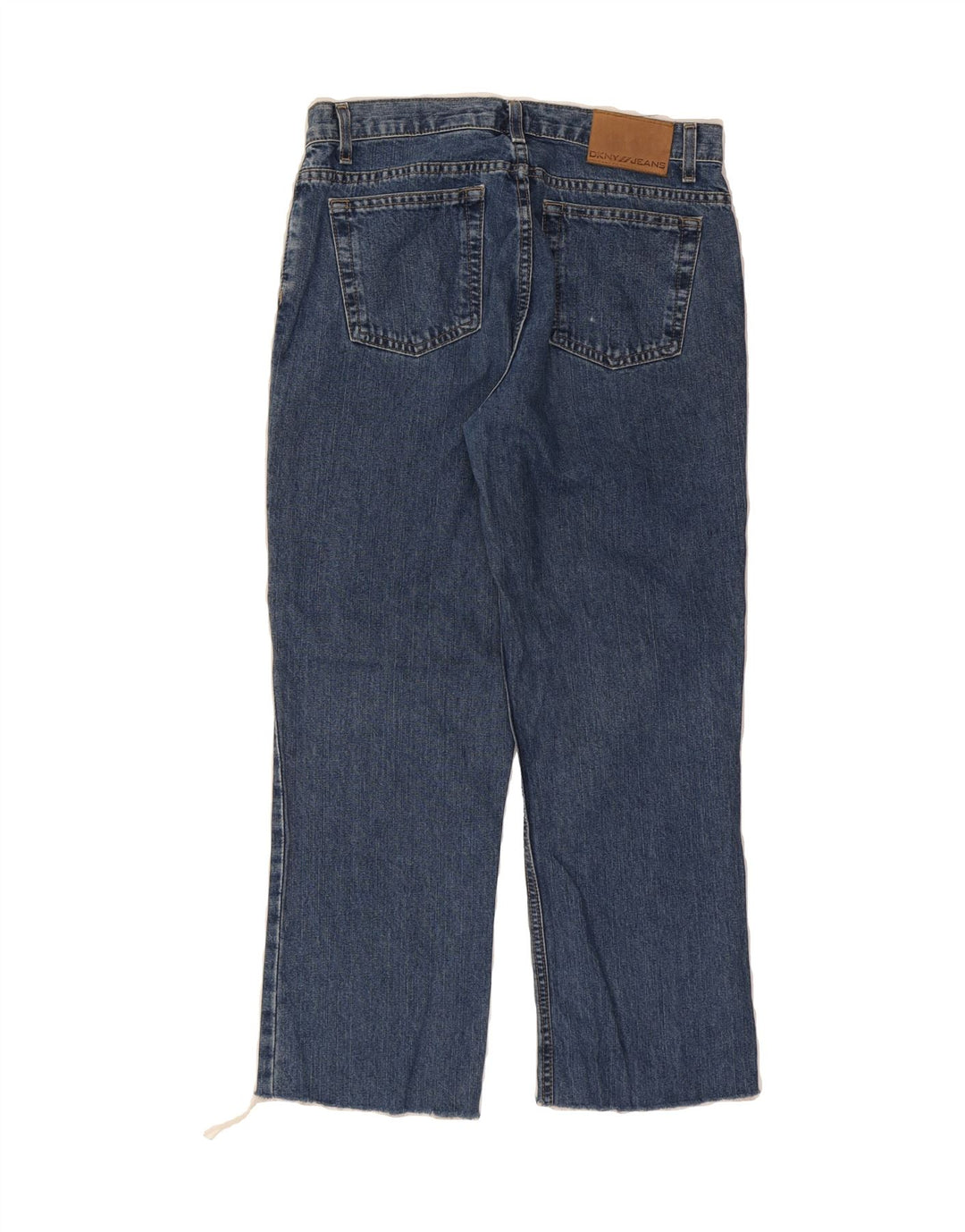 DKNY Womens Crop Straight Jeans US 6 Medium W30 L25 Blue Cotton Vintage Dkny and Second-Hand Dkny from Messina Hembry 