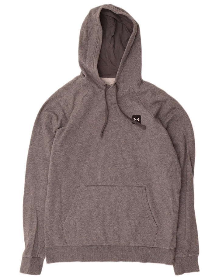 Męski sweter z kapturem Under Armour Cold Gear, średnioszary, bawełniany