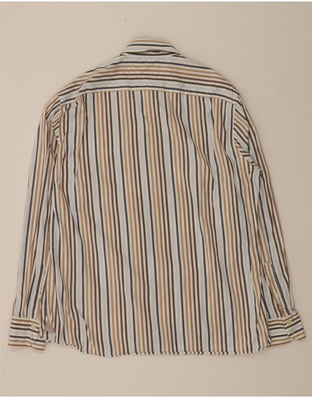 TOMMY HILFIGER Mens Shirt XL Multicoloured Striped Cotton Vintage Tommy Hilfiger and Second-Hand Tommy Hilfiger from Messina Hembry 