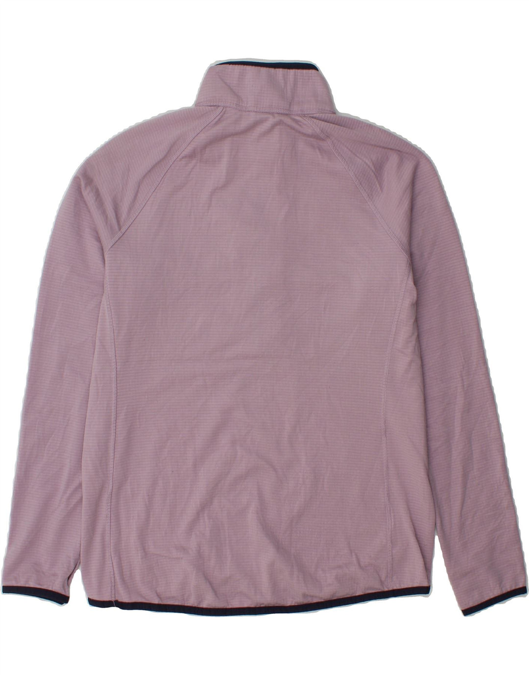 EDDIE BAUER Womens Zip Neck Pullover Tracksuit Top UK 16 Large Purple Vintage Eddie Bauer and Second-Hand Eddie Bauer from Messina Hembry 