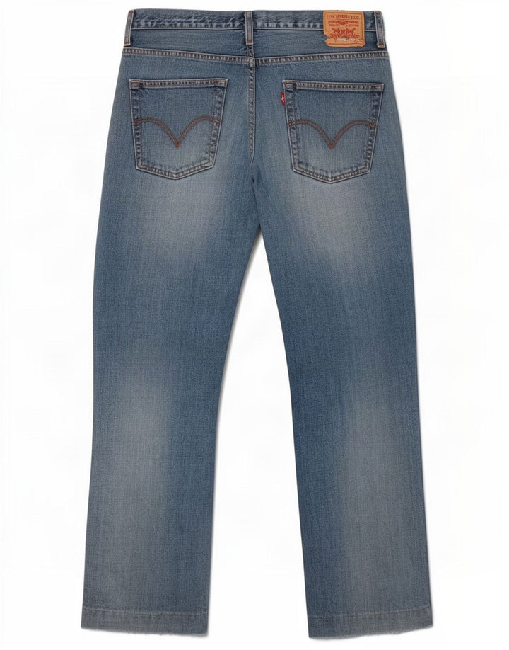 Męskie proste dżinsy Levi's W36 L27 Niebieskie bawełniane