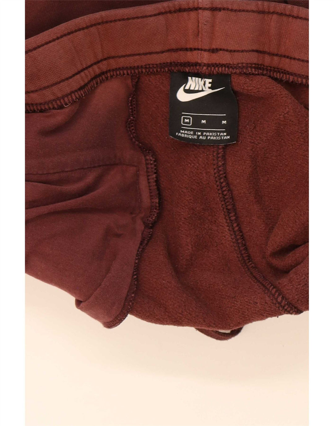 Męskie spodnie dresowe Nike, joggery, średniobrązowe, bawełniane