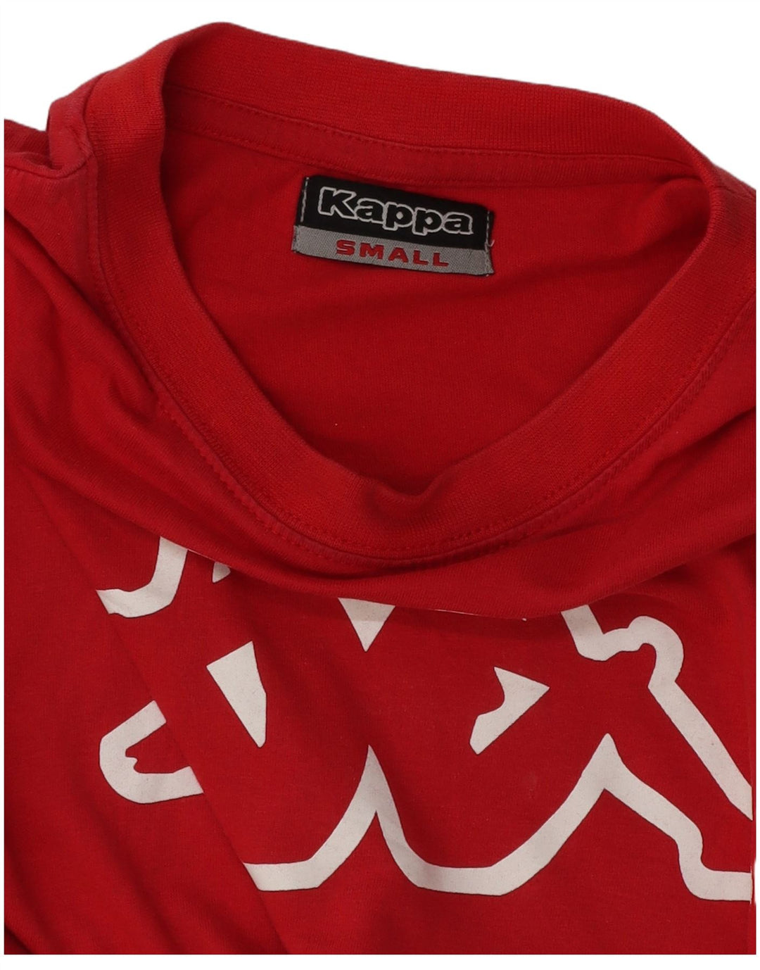 Męski T-shirt z grafiką Kappa, mały, czerwony