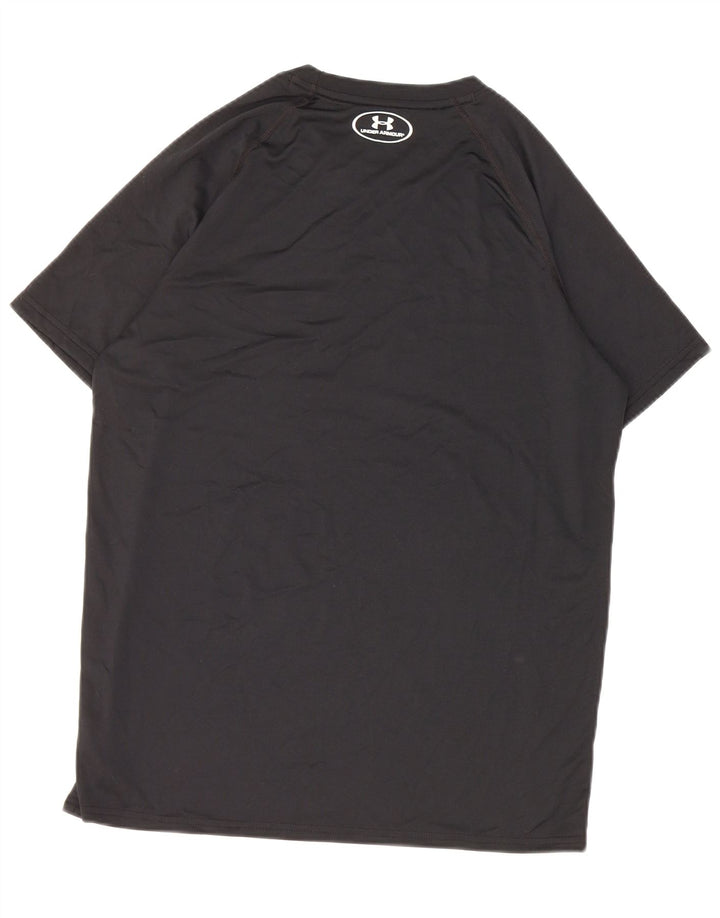 Męski t-shirt Under Armour Heat Gear, mały, czarny, poliestrowy