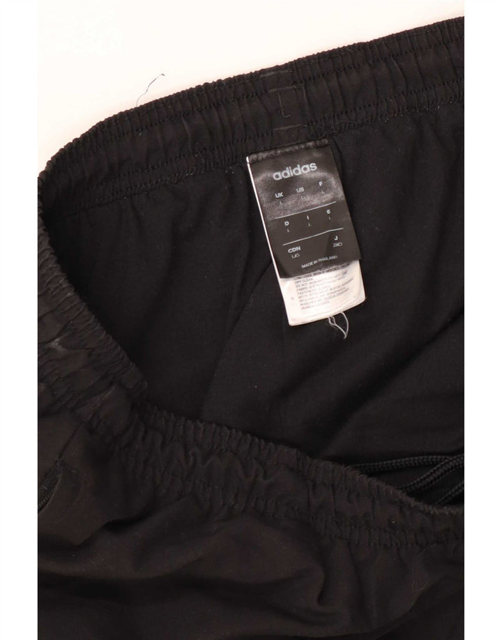 Adidas Męskie spodnie dresowe Joggery, duże, czarne, poliestrowe