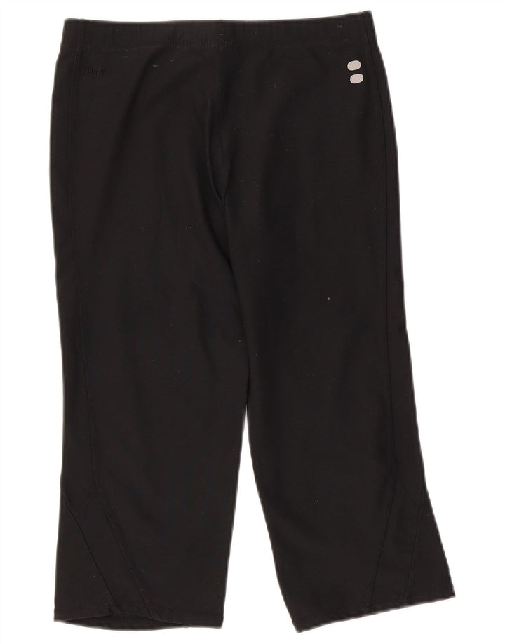 Damskie legginsy Nike Capri UK 10/12, średni czarny poliester