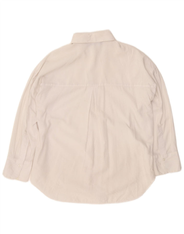 Damska koszula oversize ZARA UK 10, mała, biała, bawełniana