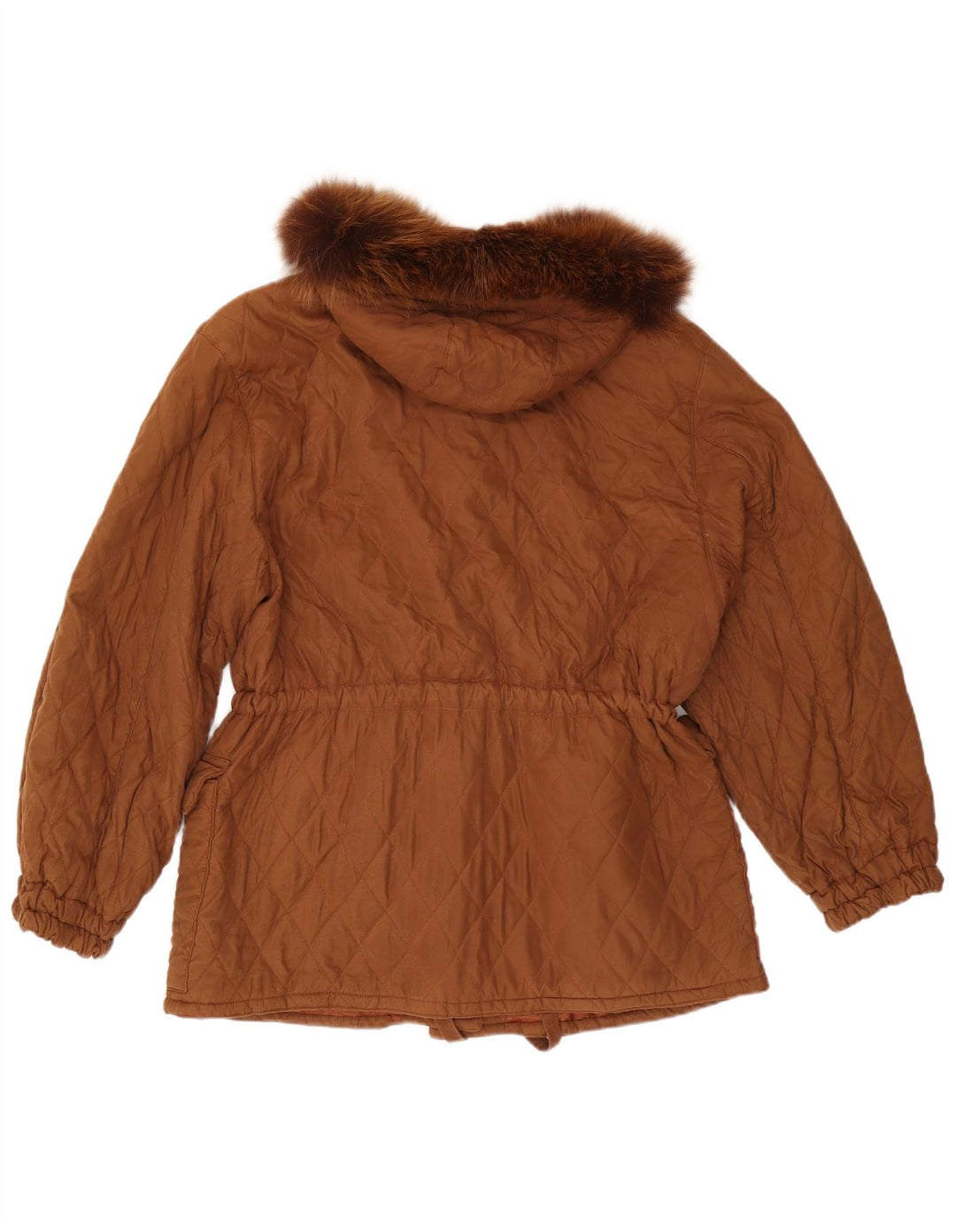 Ileana Zara Damska pikowana kurtka oversize z kapturem IT 40 Small Brown
