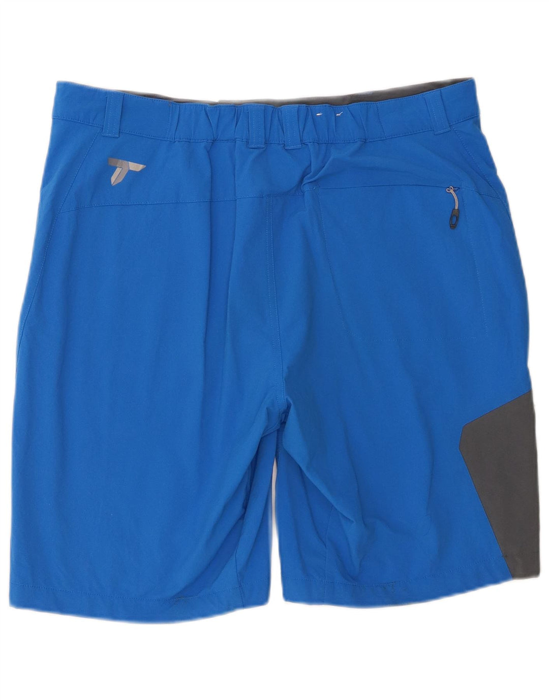 Męskie spodenki cargo Columbia Titanium W36, duże, niebieskie, nylonowe bloki kolorów