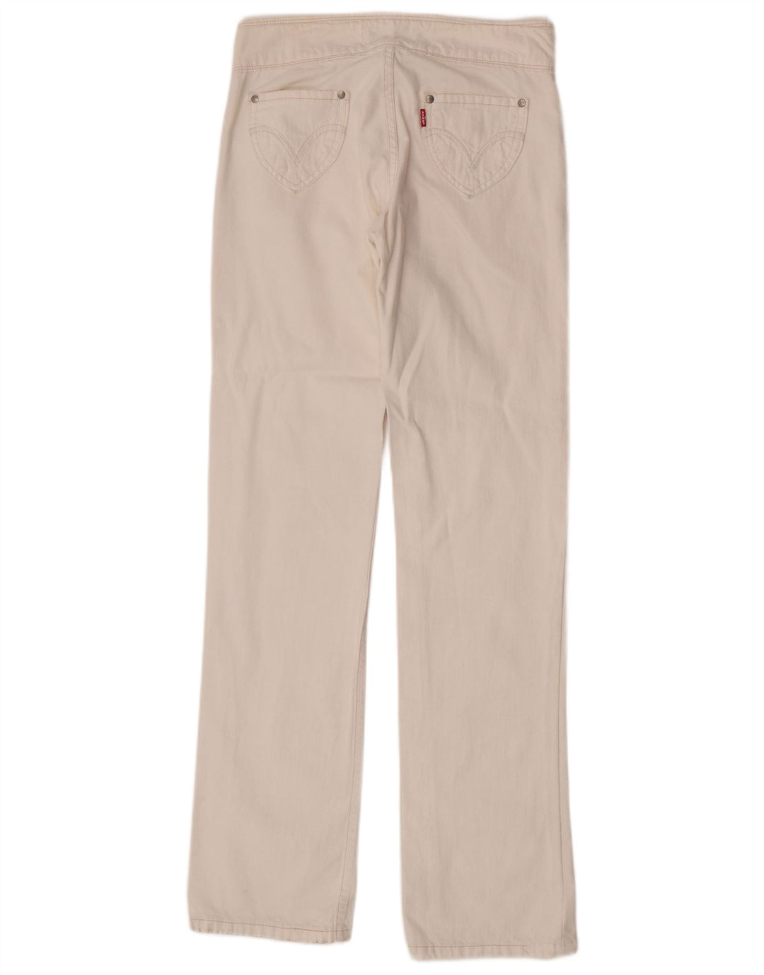 Damskie jeansy Levi's Billie May Straight W28 L33 Białe