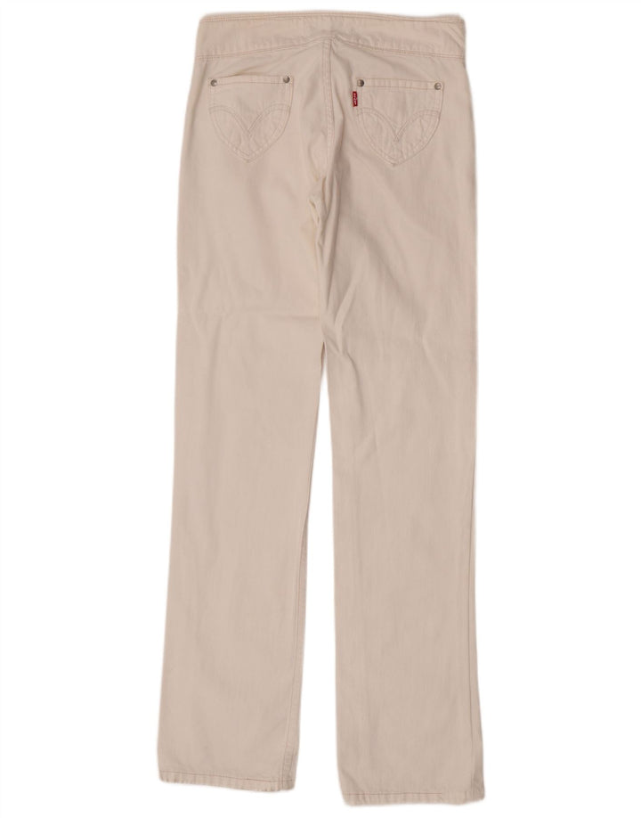 Damskie jeansy Levi's Billie May Straight W28 L33 Białe