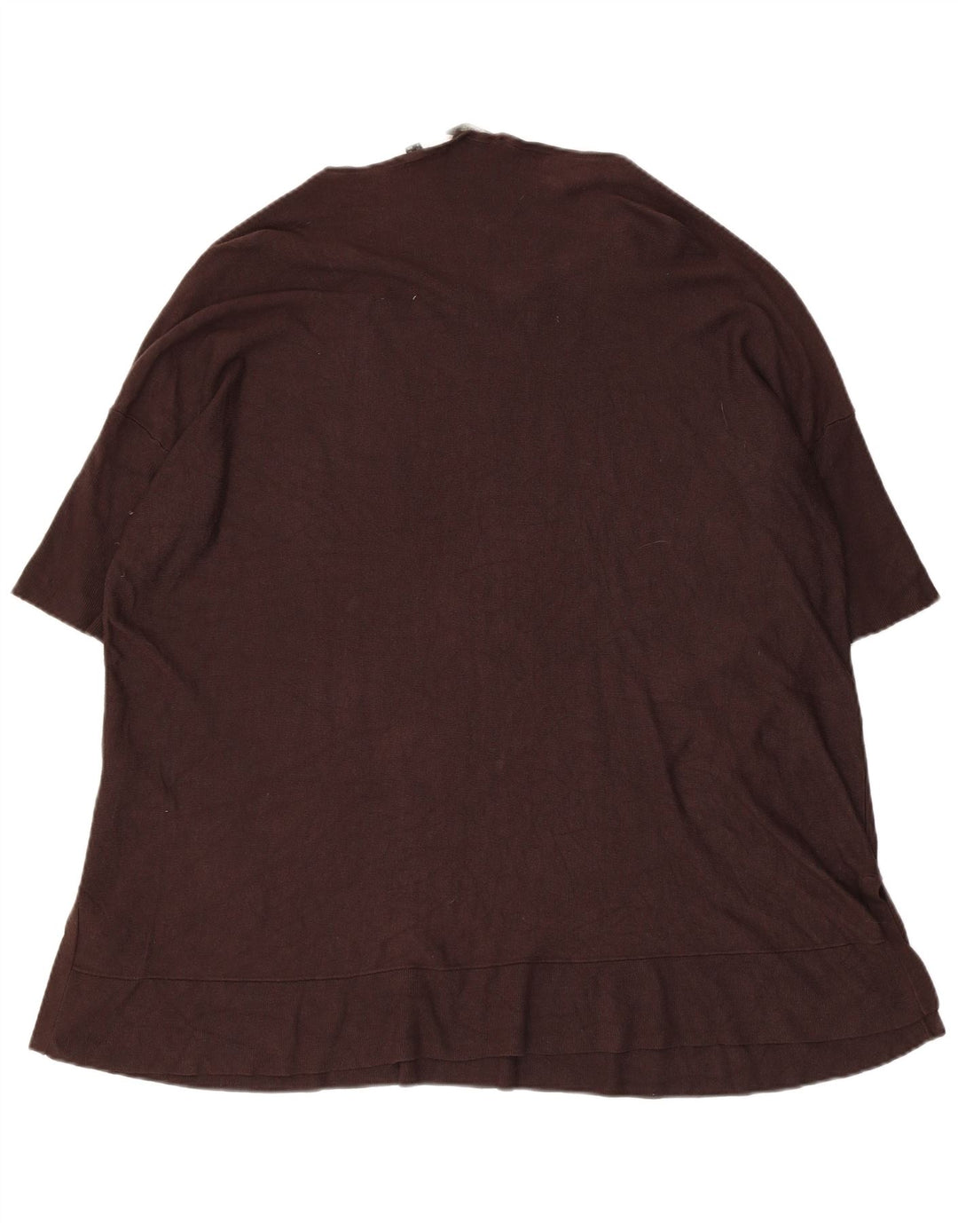 Damska koszulka oversize Esprit o długim kroju, UK 18 XL, brązowa wiskoza