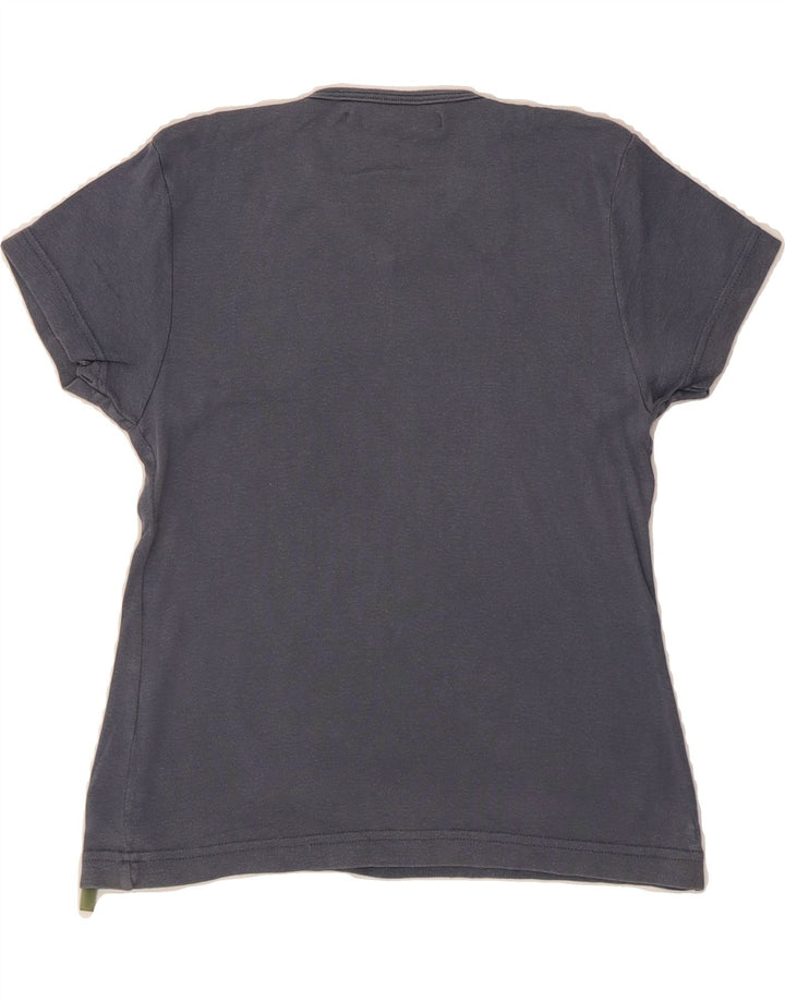 LEE Womens T-Shirt Top UK 14 Large Blue Vintage Lee and Second-Hand Lee from Messina Hembry 