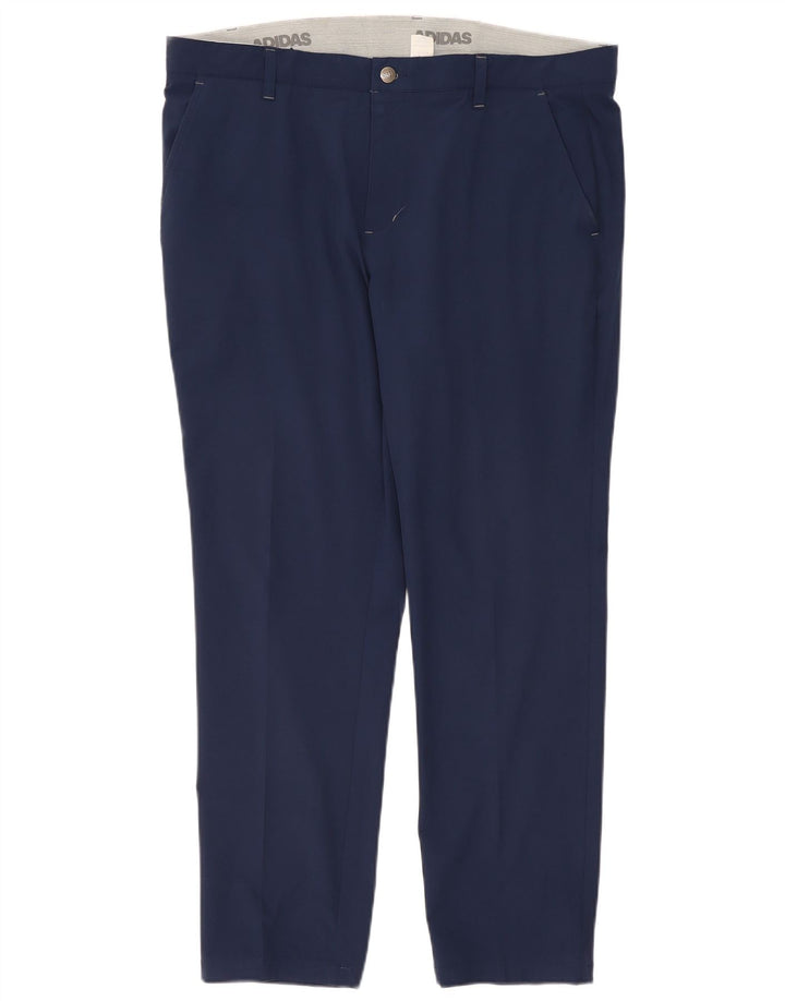 Spodnie męskie Adidas Slim Chino W38 L30 Granatowy poliester