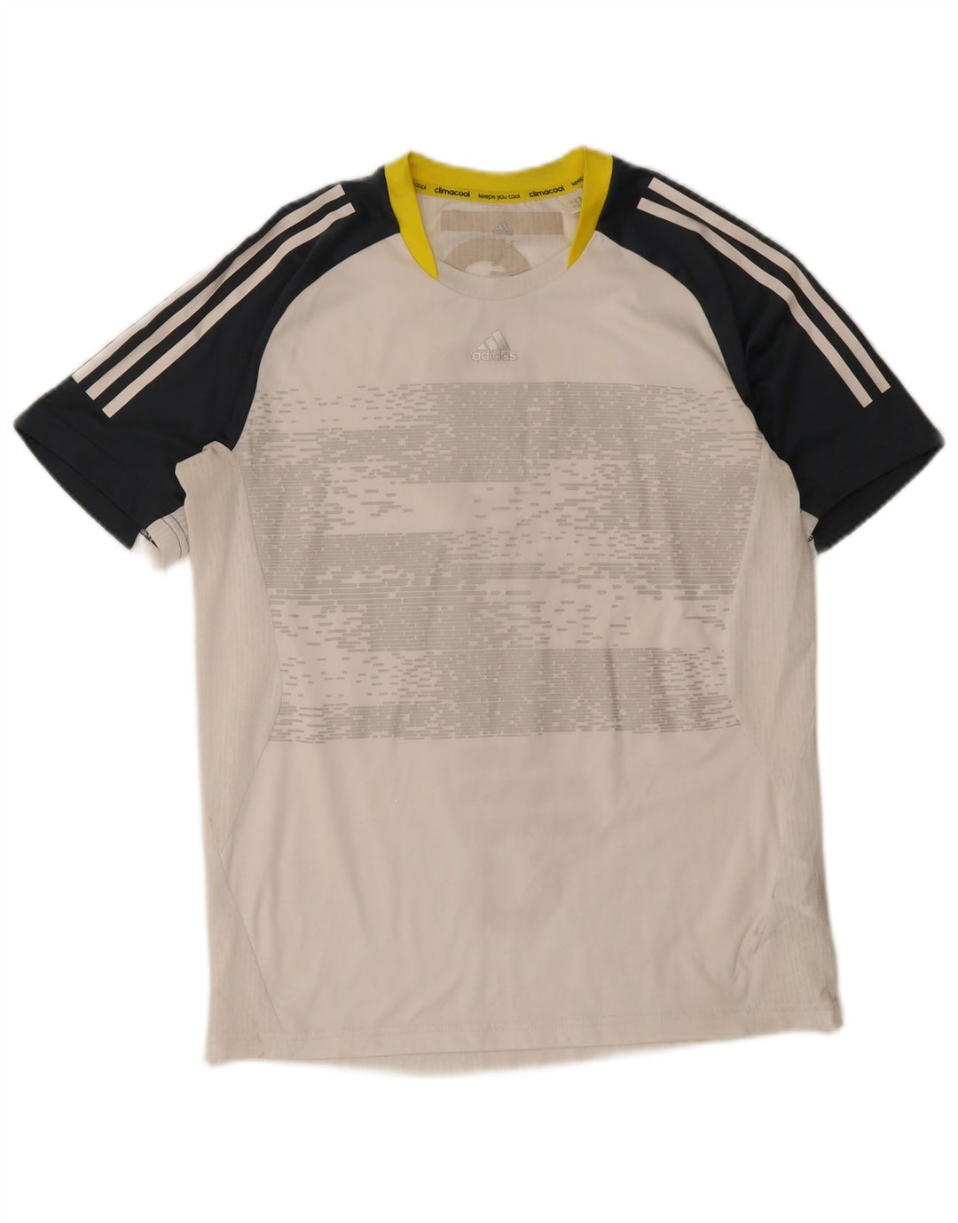 Męska koszulka Adidas Climacool Graphic Top Medium White Colorblock