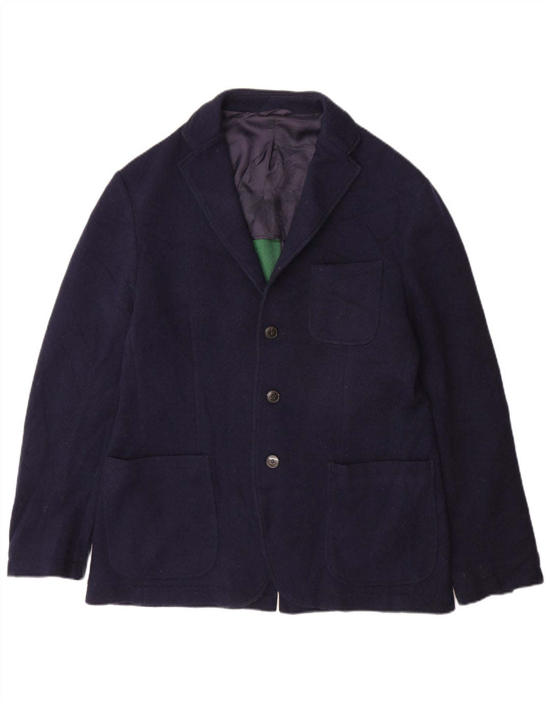 Męska marynarka zapinana na 3 guziki Fred Perry IT 42 XL, granatowa, bawełniana