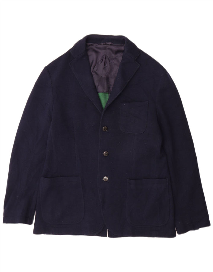 Męska marynarka zapinana na 3 guziki Fred Perry IT 42 XL, granatowa, bawełniana
