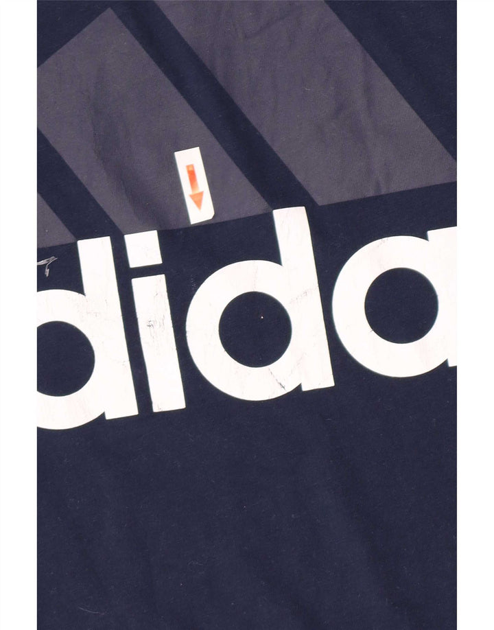 Męska koszulka graficzna Adidas Top XL granatowa