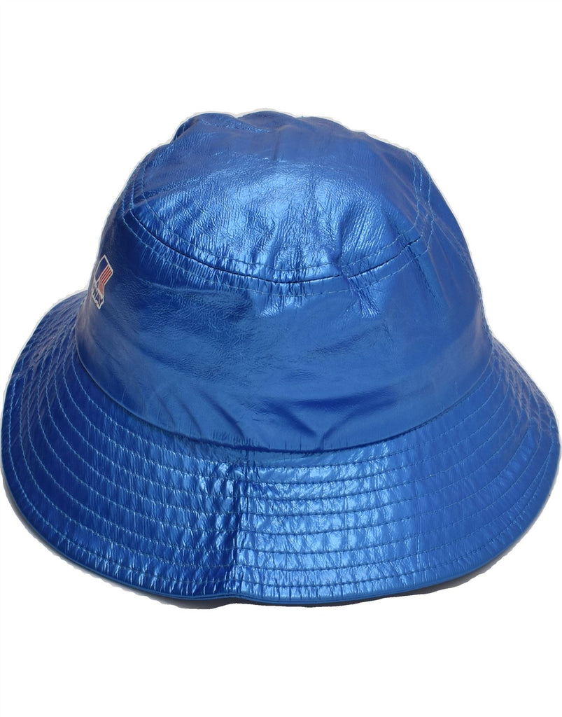 K-WAY Girls Bucket Hat 2-3 Years Blue Polyester Vintage K-Way and Second-Hand K-Way from Messina Hembry 