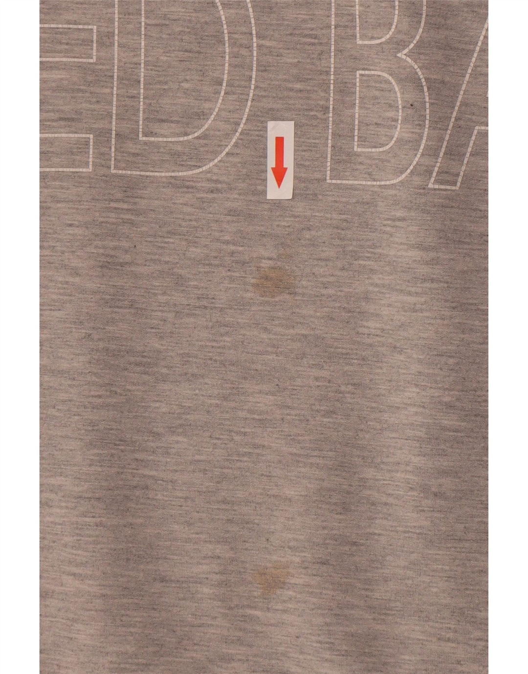 Damska bluza z grafiką Ted Baker, rozmiar 4, duża, szara, nakrapiana