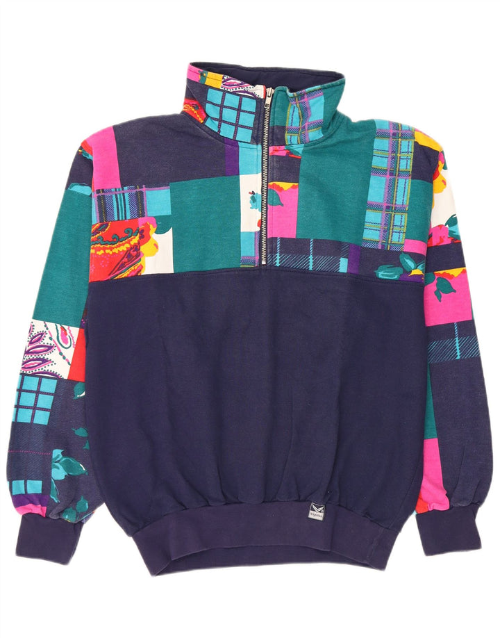 Dres damski TRIGEMA UK 14, średni granatowy, patchworkowa bawełna