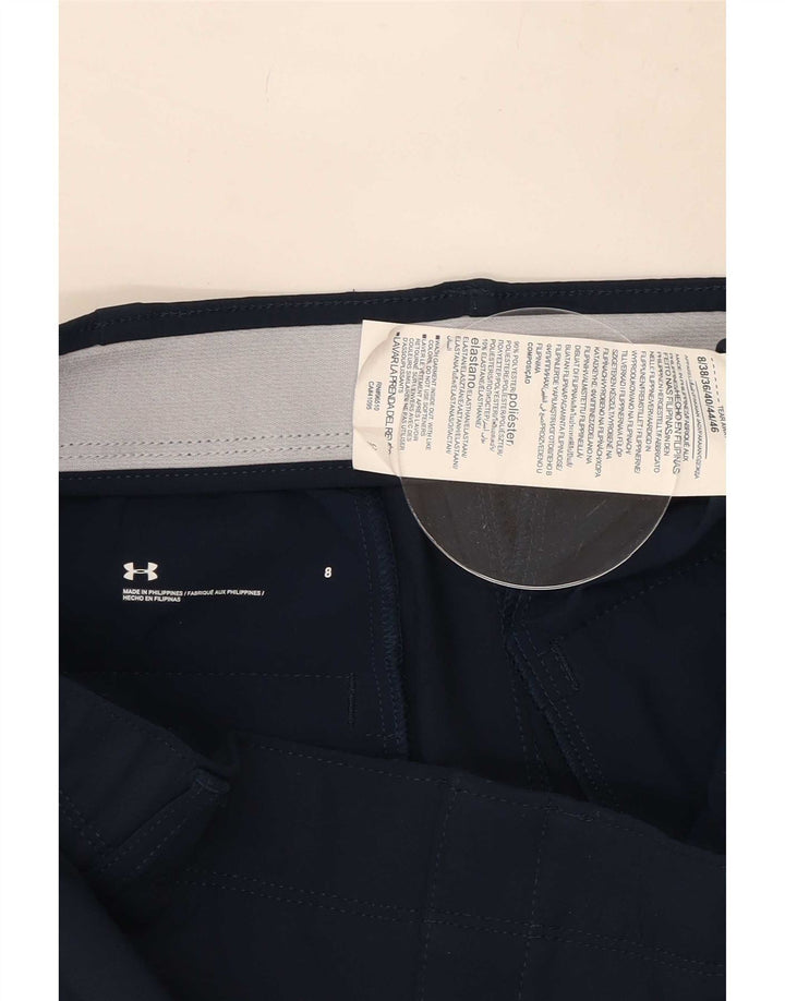 Damskie spodenki Chino Under Armour US 8 Medium W28 Granatowy poliester