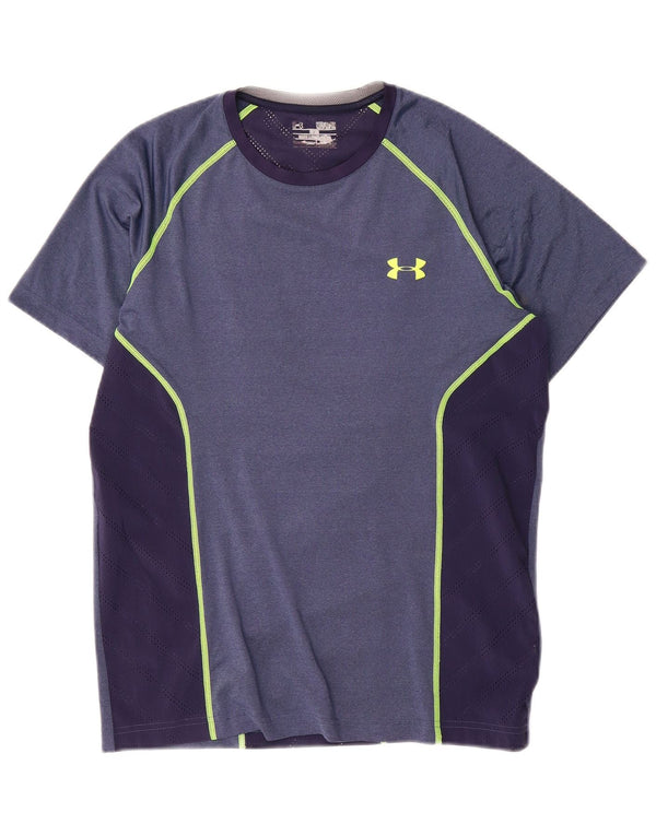 Męska koszulka t-shirt Under Armour Heat Gear, kolor średni, granatowy