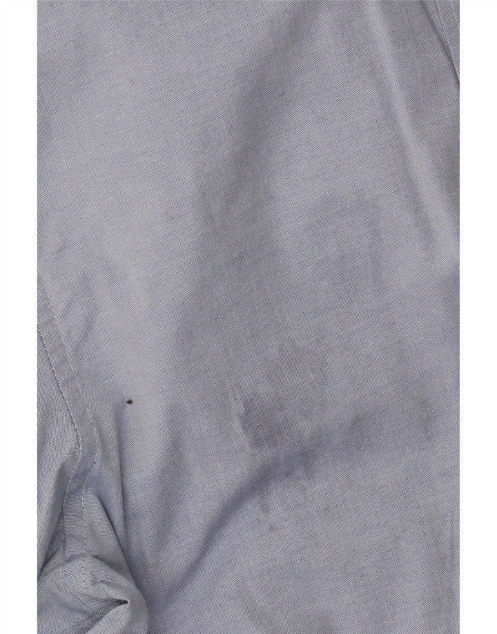 Armani Jeans Męska koszula o dopasowanym kroju, mała niebieska, bawełniana w bloki kolorów