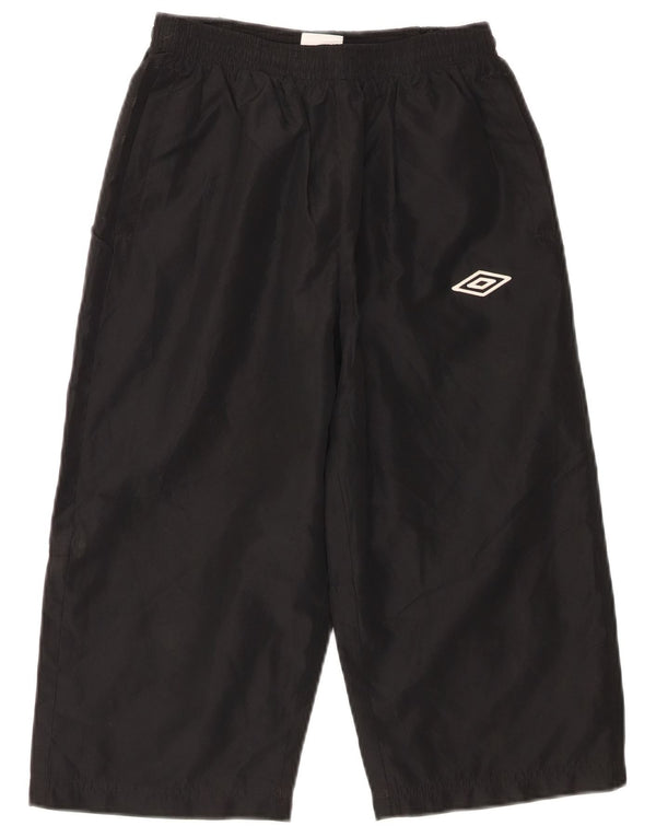 Spodnie dresowe Capri chłopięce Umbro 13-14 lat XL, czarne, argyle/diamentowe