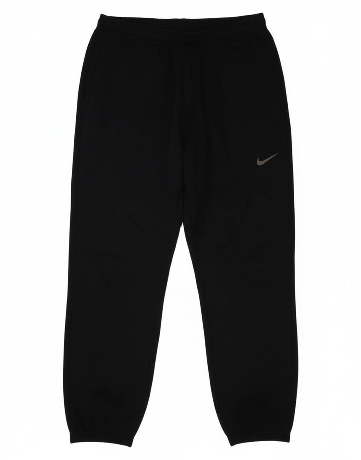Męskie spodnie dresowe Nike Dri Fit Joggery, średni czarny poliester