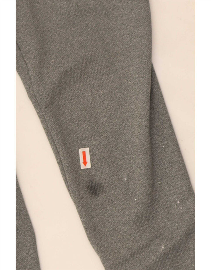 Męski dres Nike Dri Fit z zamkiem błyskawicznym i małym szarym poliestrem