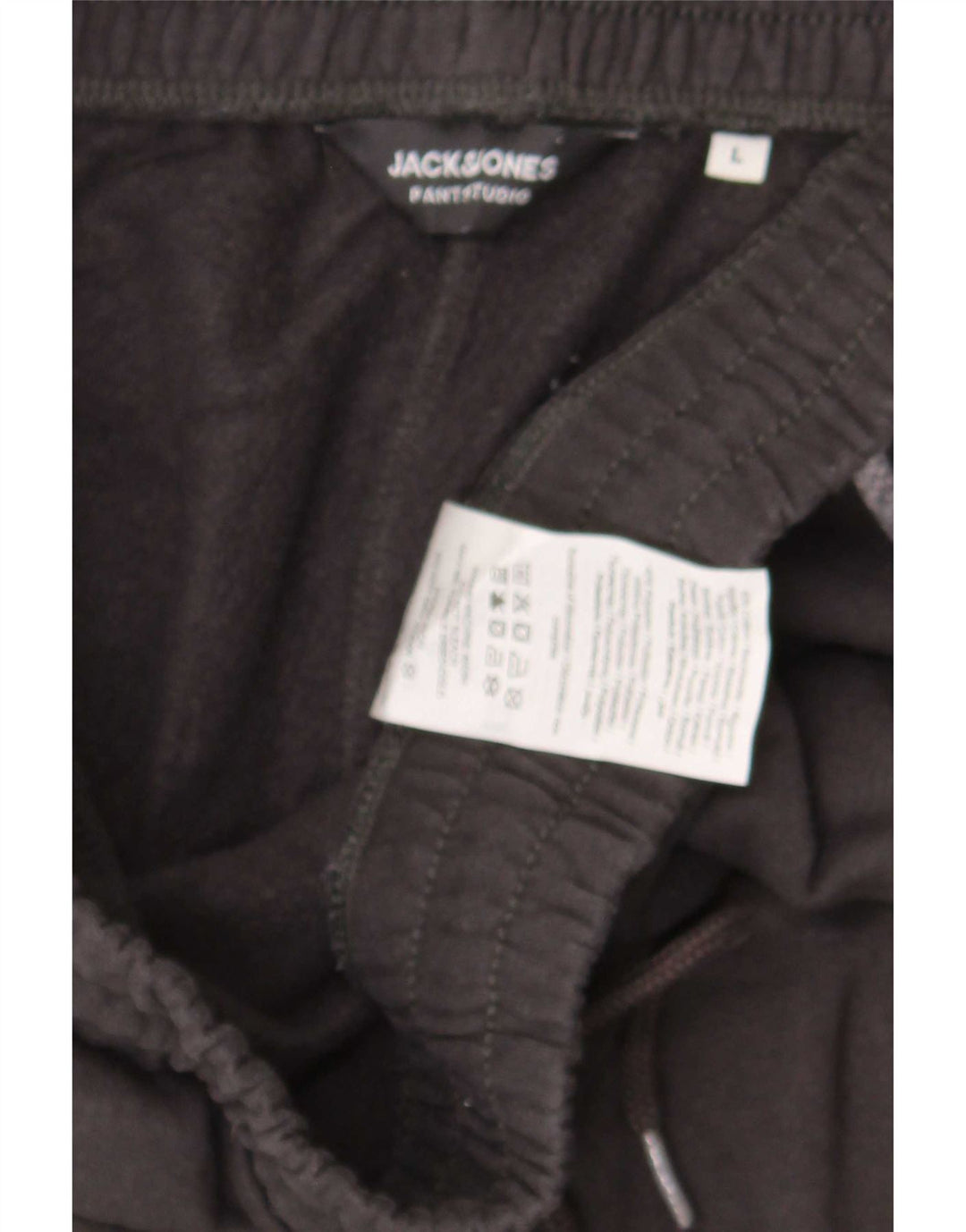 Męskie spodenki sportowe Jack & Jones, duże, czarne, bawełniane