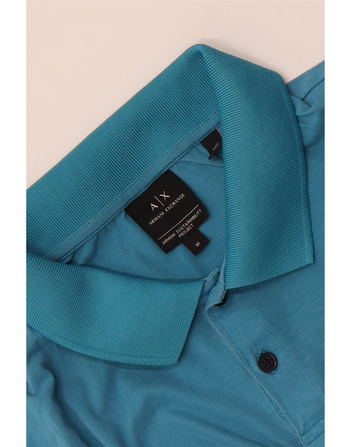 Męska koszulka polo Armani Exchange w kolorze średnioniebieskim