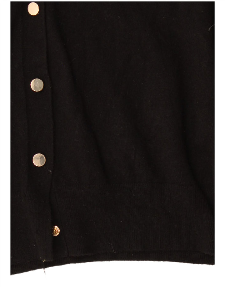 Sweter damski Zara Cardigan UK 10 Small, czarna wiskoza