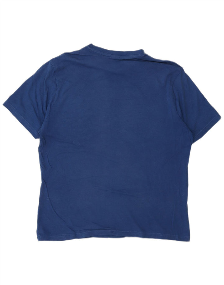 Męski T-shirt z grafiką NORTH SAILS, mały, niebieski
