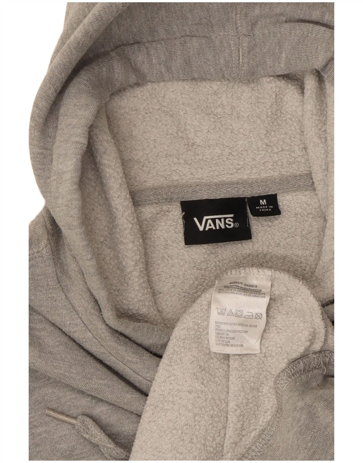 Męski sweter z kapturem VANS z grafiką, średnioszary, bawełniany