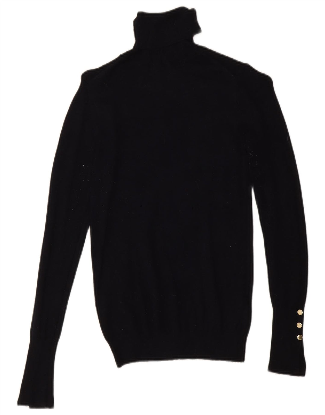 Damski sweter z golfem Zara UK 8 Small Granatowa wiskoza