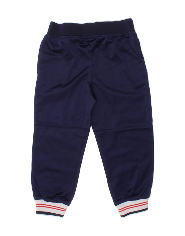 FILA Boys Tracksuit Trousers Joggers 3-4 Years  Navy Blue Polyester Vintage Fila and Second-Hand Fila from Messina Hembry 