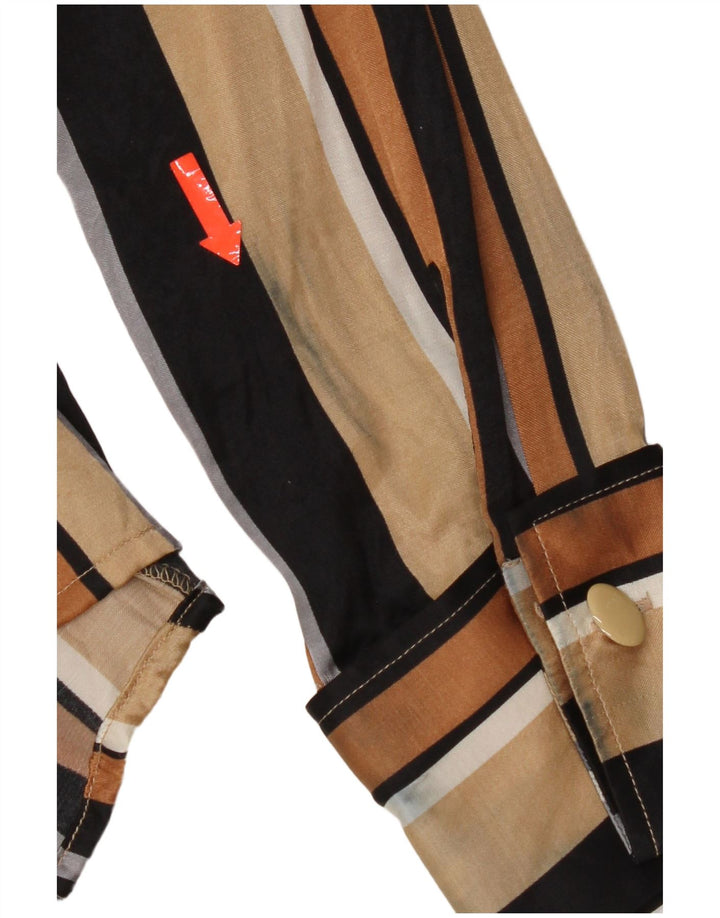 Bluzka damska Naracamicie UK 12 Średnia wielokolorowa wiskoza w paski