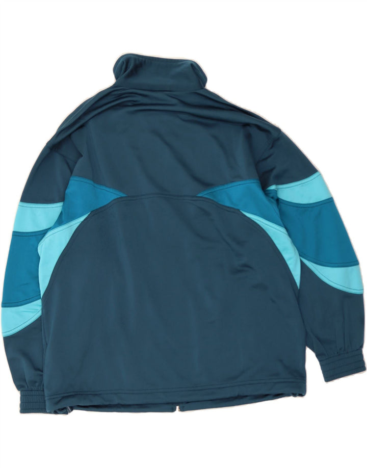 LOTTO Womens Oversized Full Tracksuit UK 14 Large  Blue Colourblock Vintage Lotto and Second-Hand Lotto from Messina Hembry 
