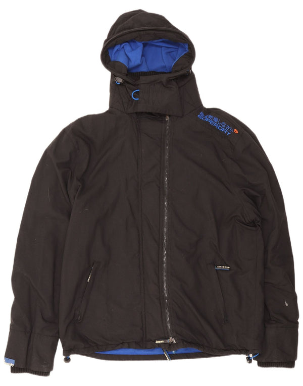Męska wiatrówka z kapturem Superdry UK 42 XL w kolorze czarnym