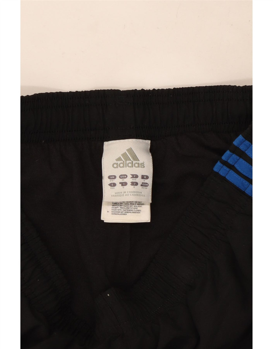 Adidas Męskie spodnie dresowe Joggery Średni czarny poliester