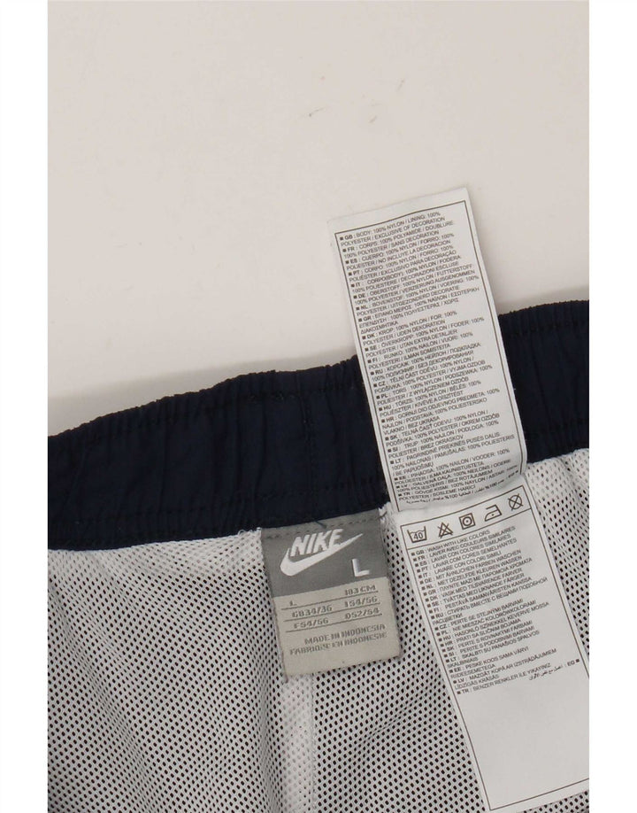 Męskie spodenki sportowe Nike, duże, granatowe, nylonowe