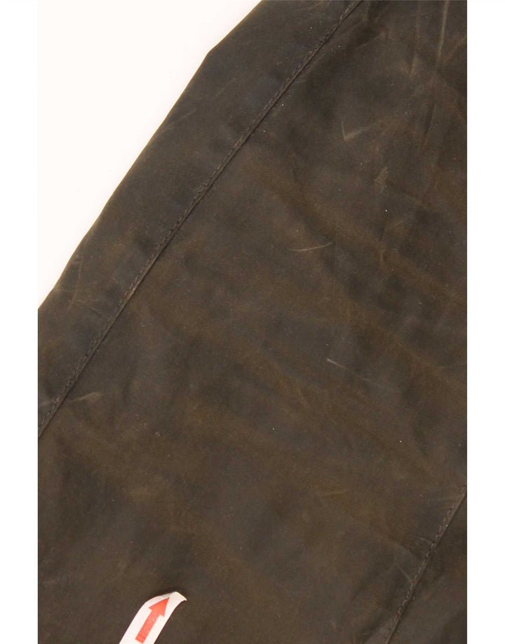Męska kurtka Barbour z woskowanej bawełny UK 38, średnia bawełna khaki