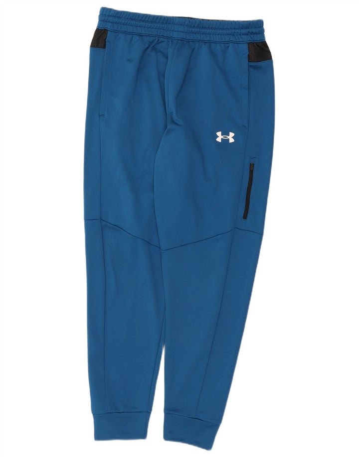 Męskie spodnie dresowe Under Armour, duże, niebieskie, poliestrowe