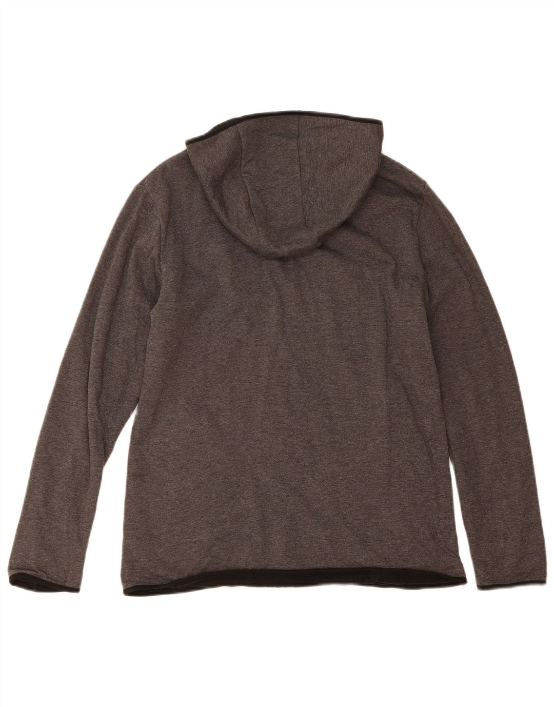 ELLESSE Womens Zip Hoodie Sweater UK 16 Large Grey