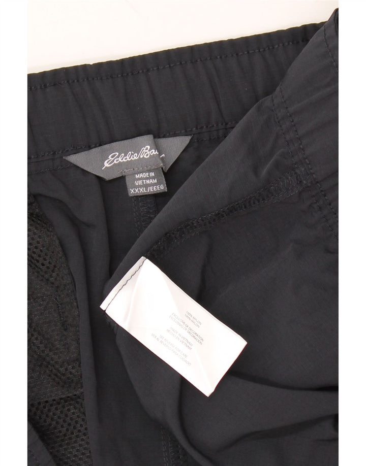 EDDIE BAUER Mens Casual Shorts 3XL W46  Black Nylon Vintage Eddie Bauer and Second-Hand Eddie Bauer from Messina Hembry 